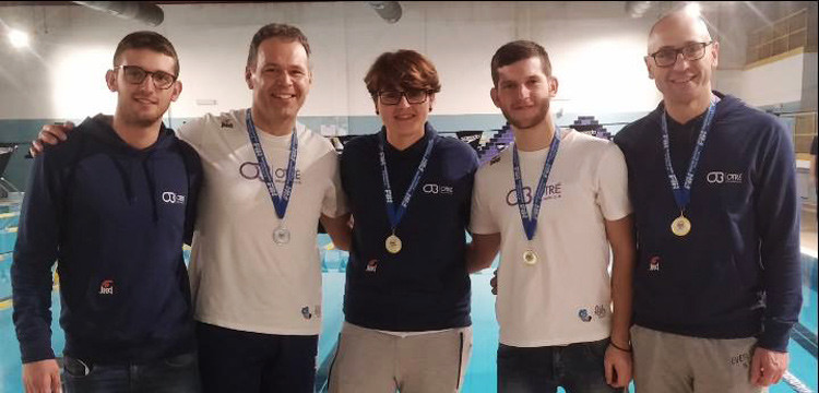 Otrè: il campionato regionale di nuoto si tinge di oro e argento
