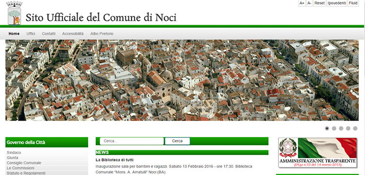 Restyling del sito istituzionale, Locorotondo: “ogni atto pubblico viene fedelmente riportato”