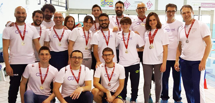 Otrè Master: 36 medaglie e bronzo di società al Trofeo di Castellana Grotte