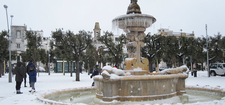 Neve e ambiente a Noci