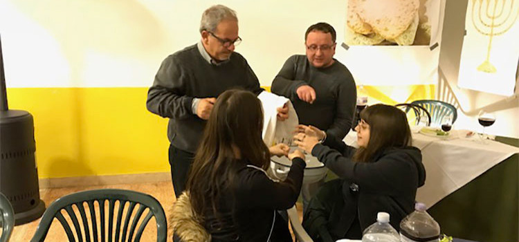 La cena ebraica dell’associazione Don Bosco