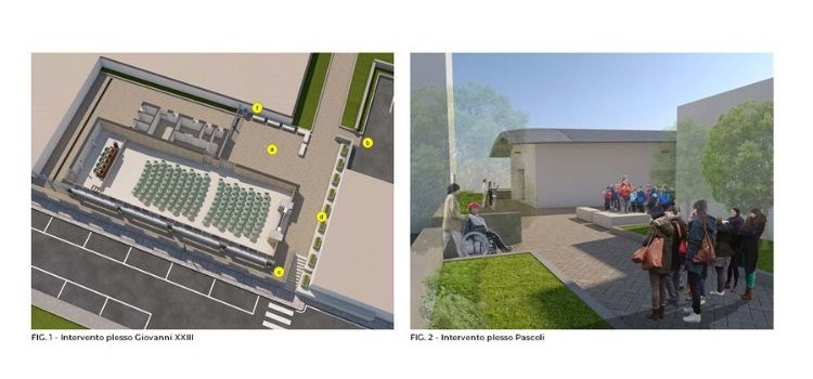 Al via i cantieri presso l’I.C. Pascoli e Giovanni XXIII