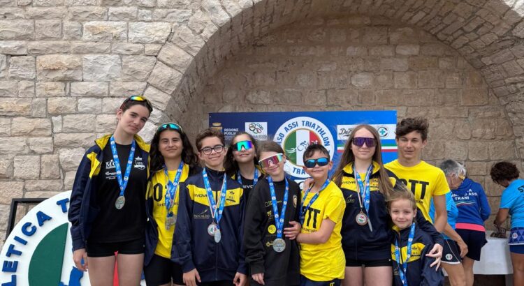 Otré Triathlon Team protagonista con nove atleti in gara e un bottino di medaglie